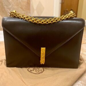 Authentic Vintage Brown Calfskin Hermes Alcazar Bag Purse GHW - A Must-Have!